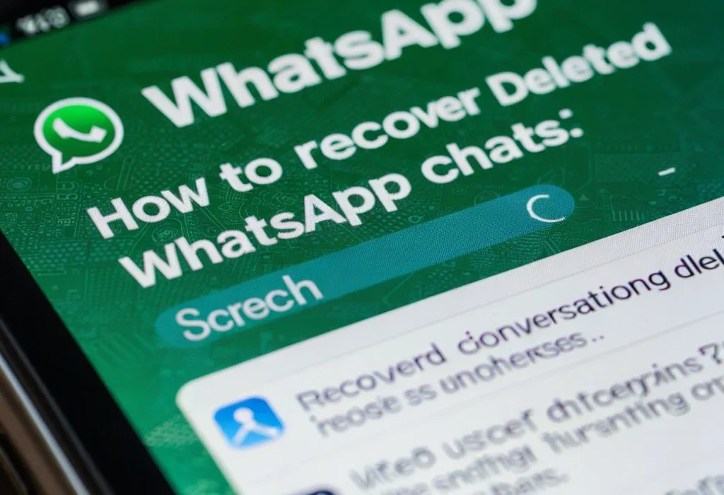 Como recuperar conversas apagadas do WhatsApp